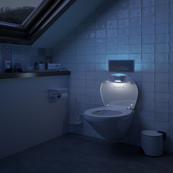 Abattant WC en thermodur RAINBOW - déclipsable et fermeture progressive ❘  Bricoman