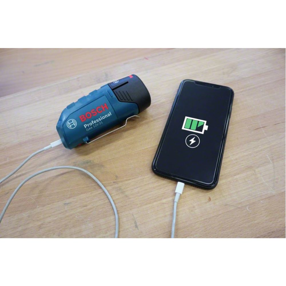 Bosch - Adaptateur de charge USB compact 12 V 2.1 A sans batterie ni chargeur - GAA 12V-21 Bosch Professional 6