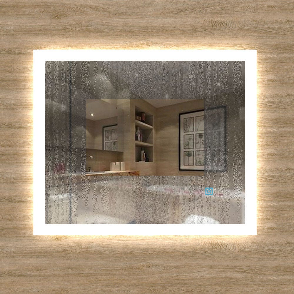 70*50 cm Miroir de salle de bain avec LED intégrée, Miroir anti-buée, vertical ou horizontal 2