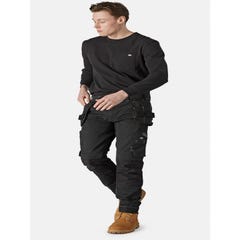 Dickies - Pantalon de travail noir holster UNIVERSAL FLEX - Noir - 43 5