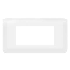 Plaque de finition MOSAIC blanc pour 4 modules - LEGRAND - 078814L 2