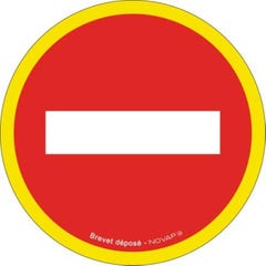 Panneau de signalisation sens interdit Novap - Diamètre 30 cm 5