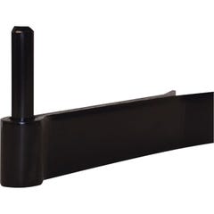 Gond à sceller - Torbel industrie - H. 130 - l. 35 mm - Axe Ø 16 mm - Lame double - Epoxy noir 0