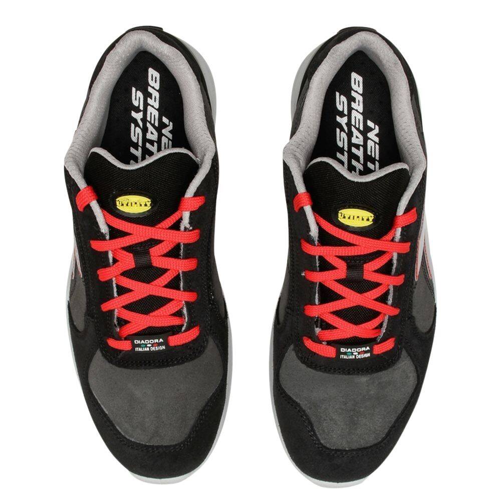 Chaussures respirantes Diadora RUN NET AIRBOX LOW S3 SRC Gris / Rouge 48 4