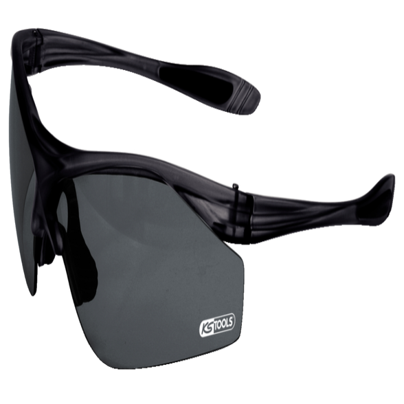 KS TOOLS - Lunettes de protection noires au design sportif avec verres noirs - 310.0170 0