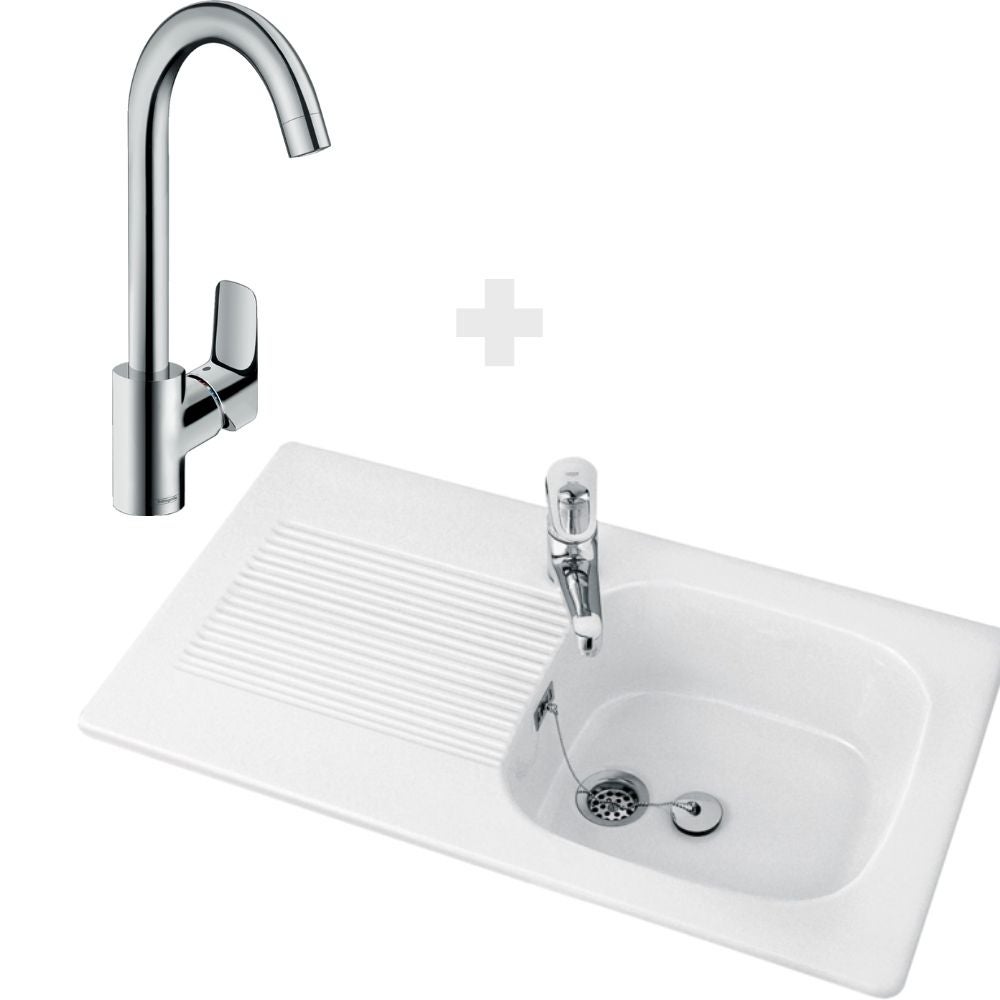 Lavabo 395 x 270 mm blanc