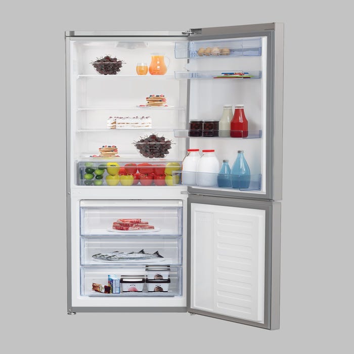 Réfrigérateurs combinés 286L Froid Statique BEKO 54cm F, RCSA330K30SN 6