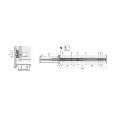 Glissière tiroir KA 493241359400mm zingué 1