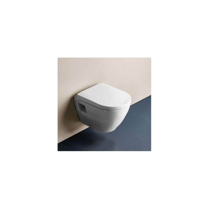 Grohe Pack WC Rapid SL autoportant + WC Serel SM26 + Plaque blanche (ProjectSM26-4) 1