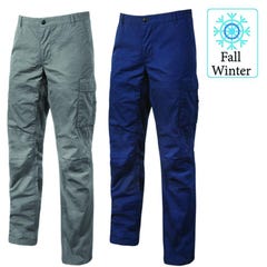 U-Power - Pantalon de travail gris Stretch et Slim BALTIC - Gris - 2XL 0