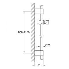 Grohe Relexa - colonne de douche 1150 mm (27136001) 1