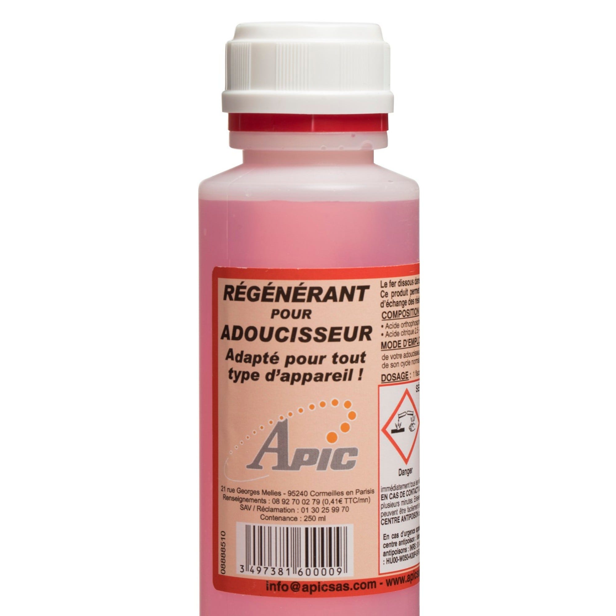 Régénérant résine adoucisseur 250 mL 1