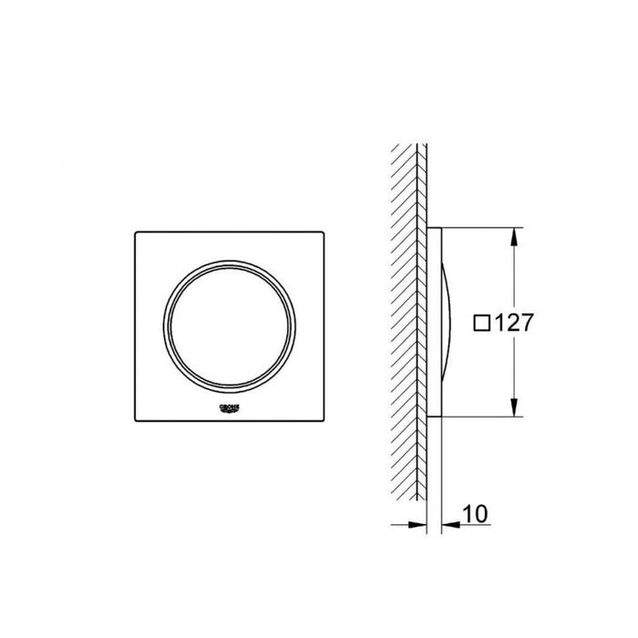 Grohe Rainshower F-Series Module lumière, Chromé (36359000) 1