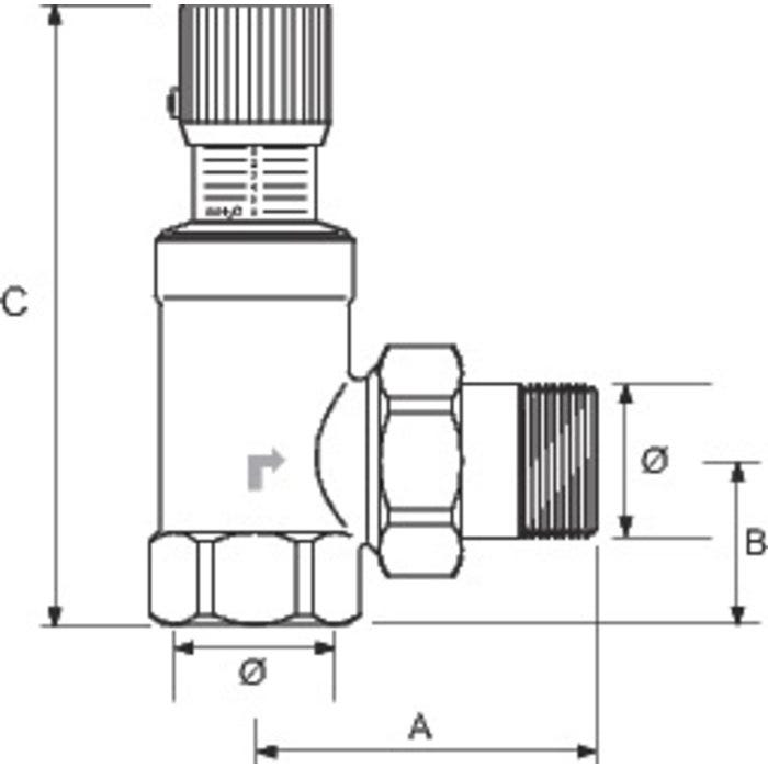Soupape de pression différentielle de décharge - 1'1/4 - Thermador 1
