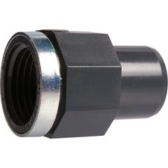 Raccord PVC pression noir droit - F 1' - Ø 40 mm - Girpi 0