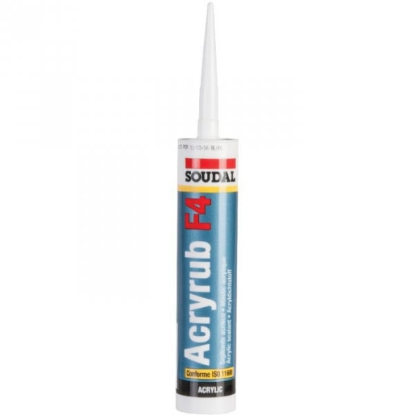 Mastic LES INDISPENSABLES acrylique blanc cartouche 310ml 