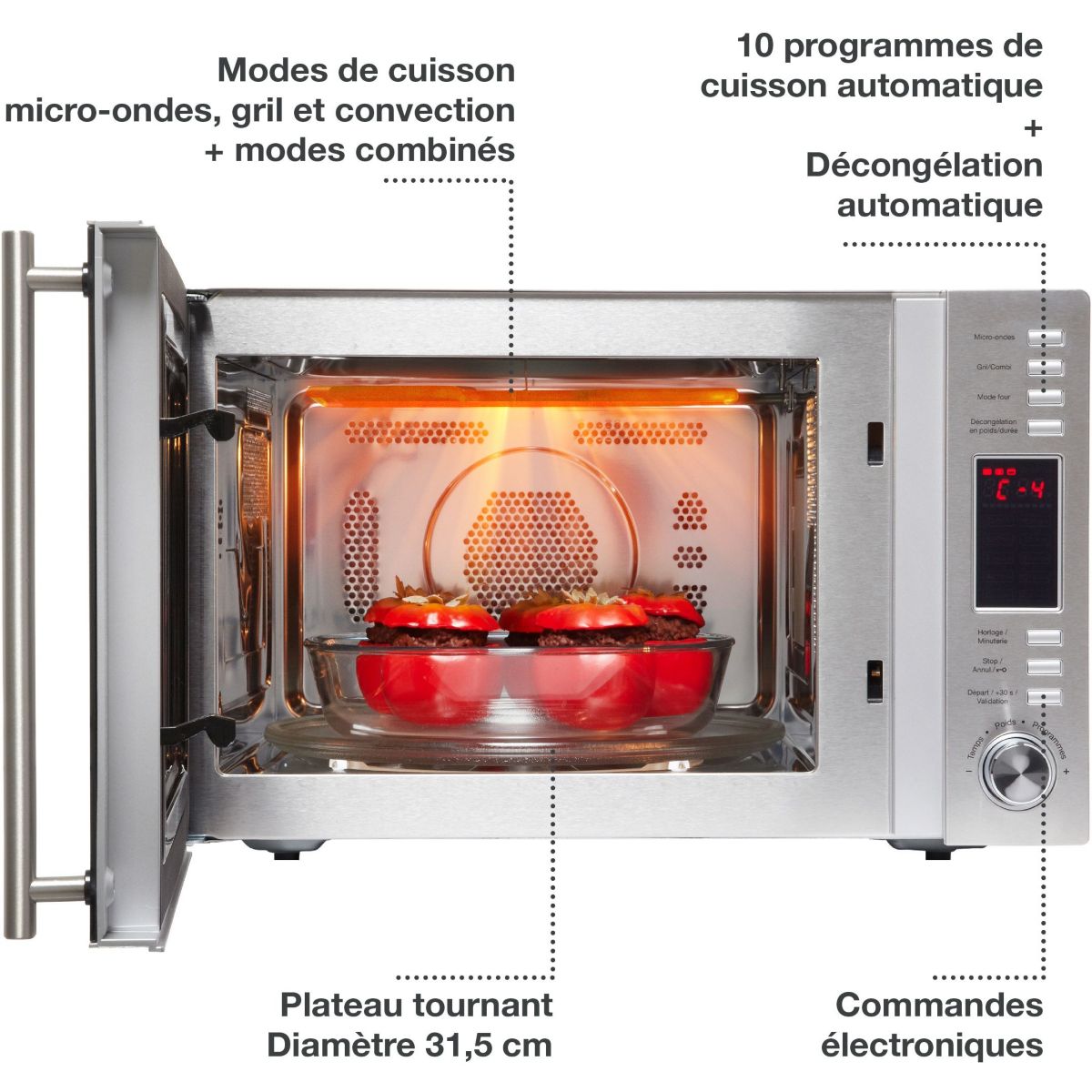 Micro Ondes Combiné ESSENTIELB EX305m Bricoman