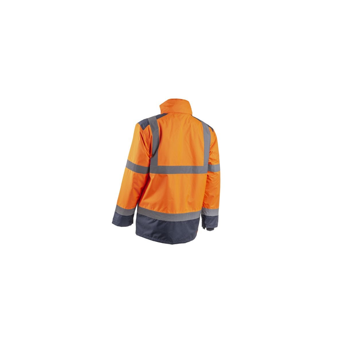 Parka pluie HV Kazan orange et marine - Coverguard - Taille XL 1