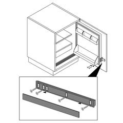 Charnière invisible pour portes de réfrigérateur - ferrure entraînée 2