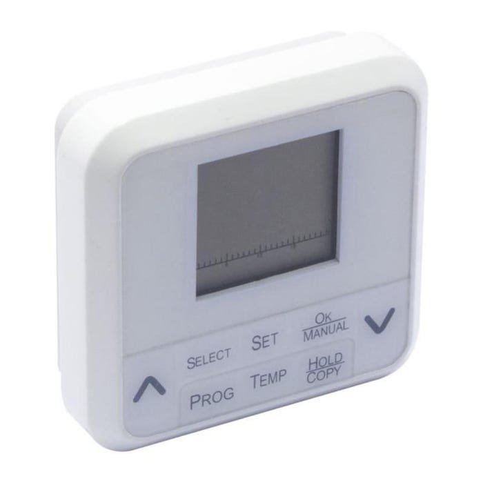 Thermostat digital - CHACON - 1150 W - 7 programmes - Blanc 0