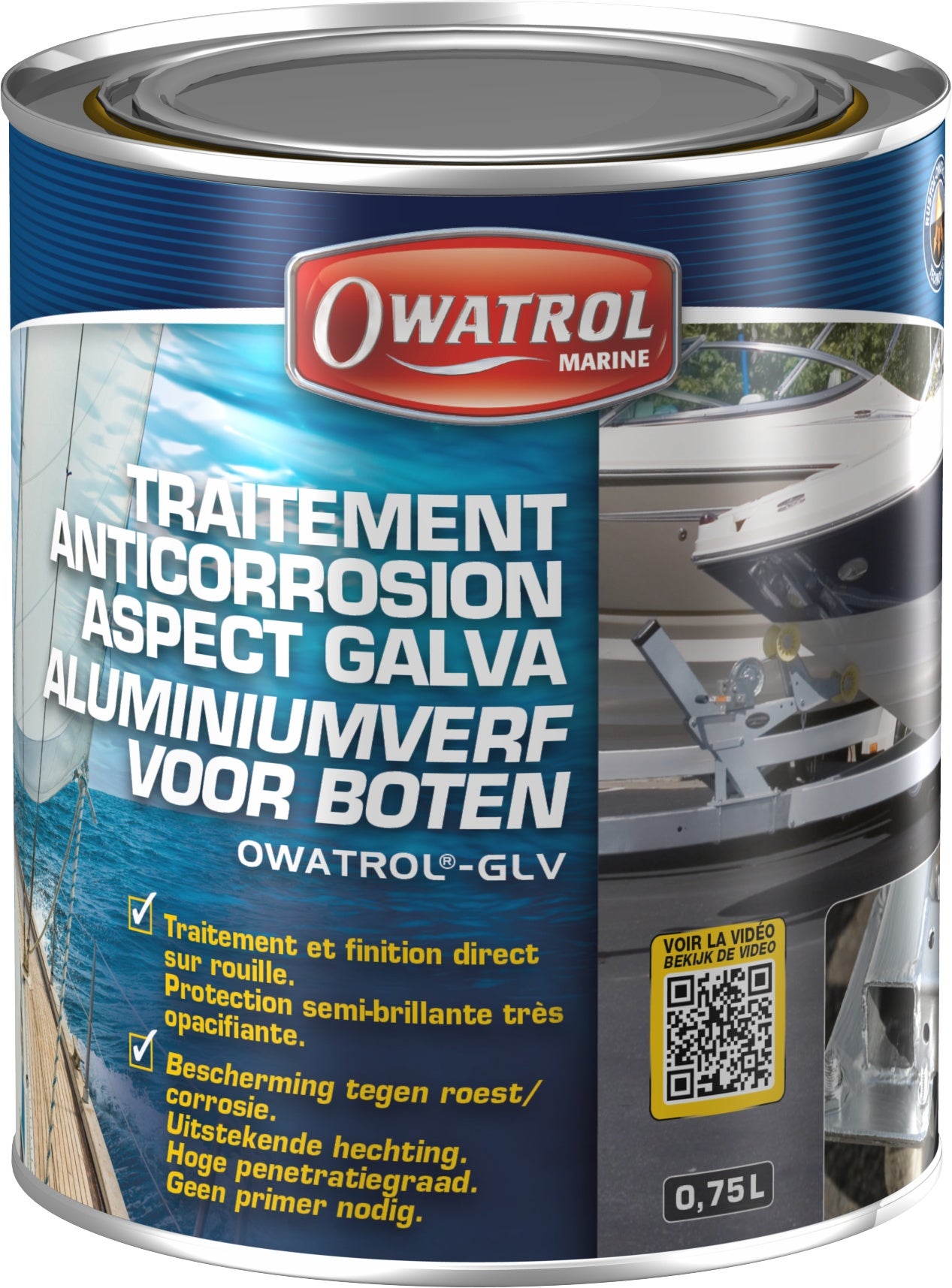 Protection antirouille extérieur / intérieur Rustol OWATROL, incolore, 1 l