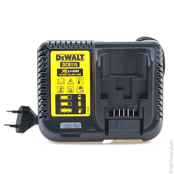 Chargeur de batteries DEWALT DCB115-XJ 10.8 V à 18 V Li-ion 3