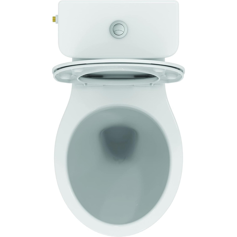 Ideal Standard Tirso, Pack WC à Poser Sans Bride, Cuvette En Porcelaine ...