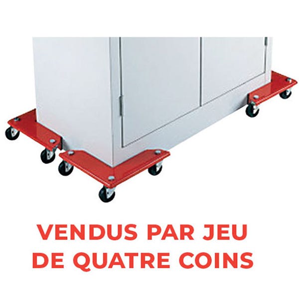 Coins roulants x4 - Cap. 400kg / Longueur: 305mm Largeur 165mm - AR100A 4