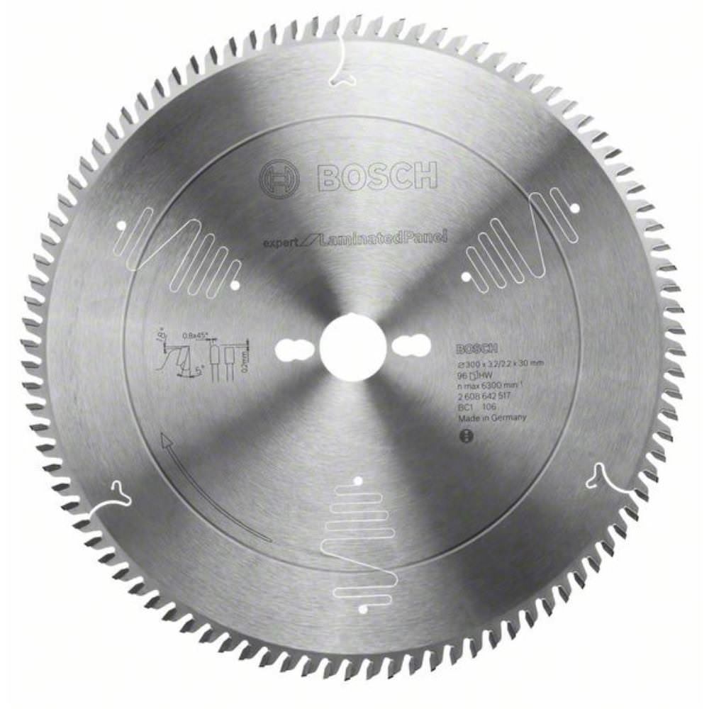 Lame de scie circulaire BOSCH - bois - Ø300 mm - 96 dents - ép.3.2 mm - AL30 - 2608642517 1