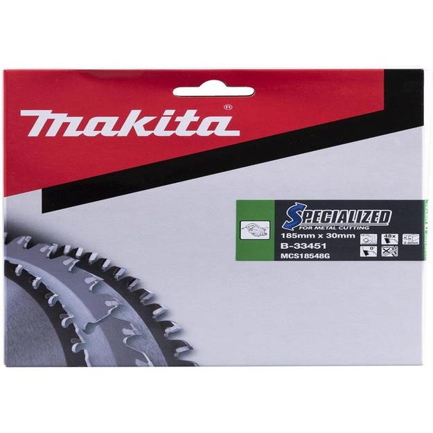 Lame carbure MAKITA B-33451 Specialized 185 x 30 x 48 dents 1
