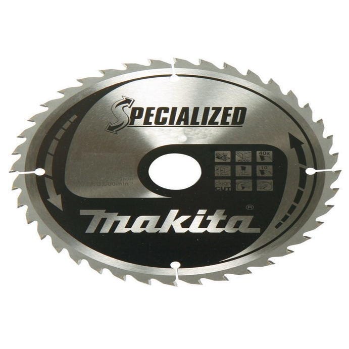 Lame carbure MAKITA B-33582 ''Specialized'' Panneaux sandwichs 235mmx30x50D pour scies circulaires 1