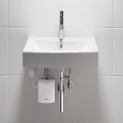 Chauffe-eau électrique instantané lavabo et évier - 2 puissances 5,5kW et  4,4KW