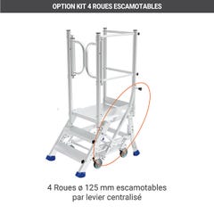 Plateforme 10 marches - Hauteur max. de travail 4.00m - ES310GA-R 4