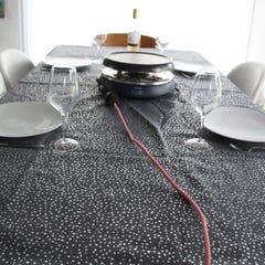 CHACON Prolongateur textile 3m 3x1,5m2 textile cable & noire fiche plate rouge/blanc 6
