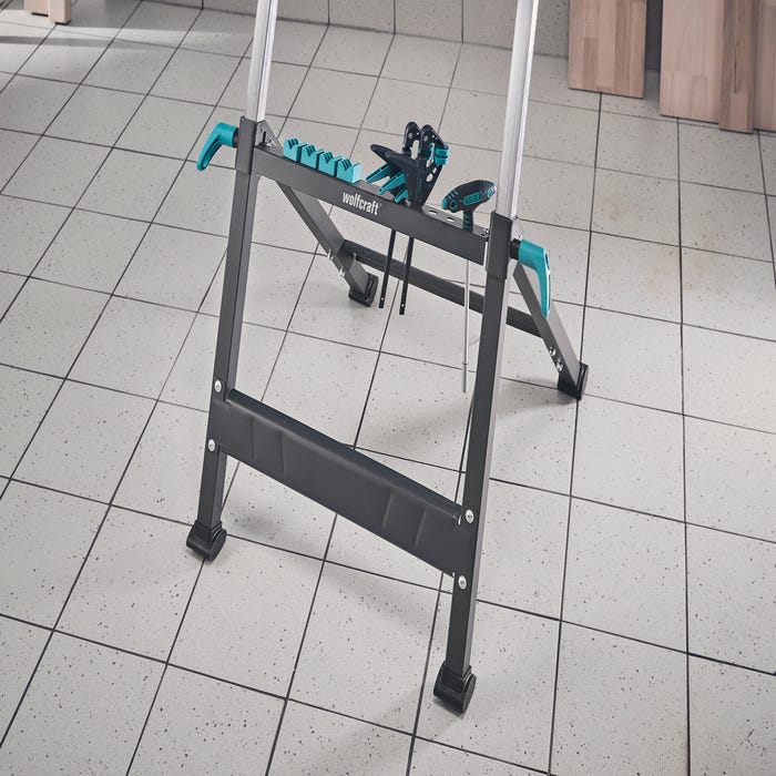 Master 650 ERGO - Établi de Serrage et de Bricolage - Réglable en hauteur - wolfcraft 6870000 6