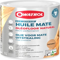Huile de protection mate bois intérieur Owatrol OLEOFLOOR® NATURAL Incolore (owp11) 1 litre 0