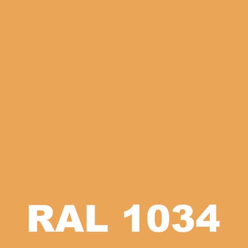 Peinture Ravalement - Metaltop - Jaune pastel - RAL 1034 - Pot 15L 1