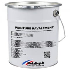 Peinture Ravalement - Metaltop - Rouge framboise - RAL 3027 - Pot 15L 0