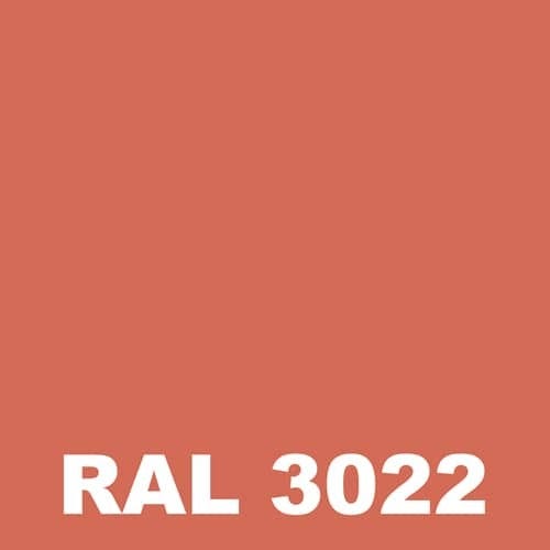 Peinture Ravalement - Metaltop - Rouge saumon - RAL 3022 - Pot 15L 1