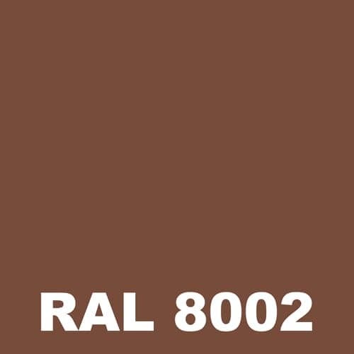 Peinture Mur Exterieur - Metaltop - Brun de sécurité - RAL 8002 - Pot 15L 1