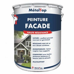 Peinture Facade - Metaltop - Brun gris - RAL 8019 - Pot 5L 0