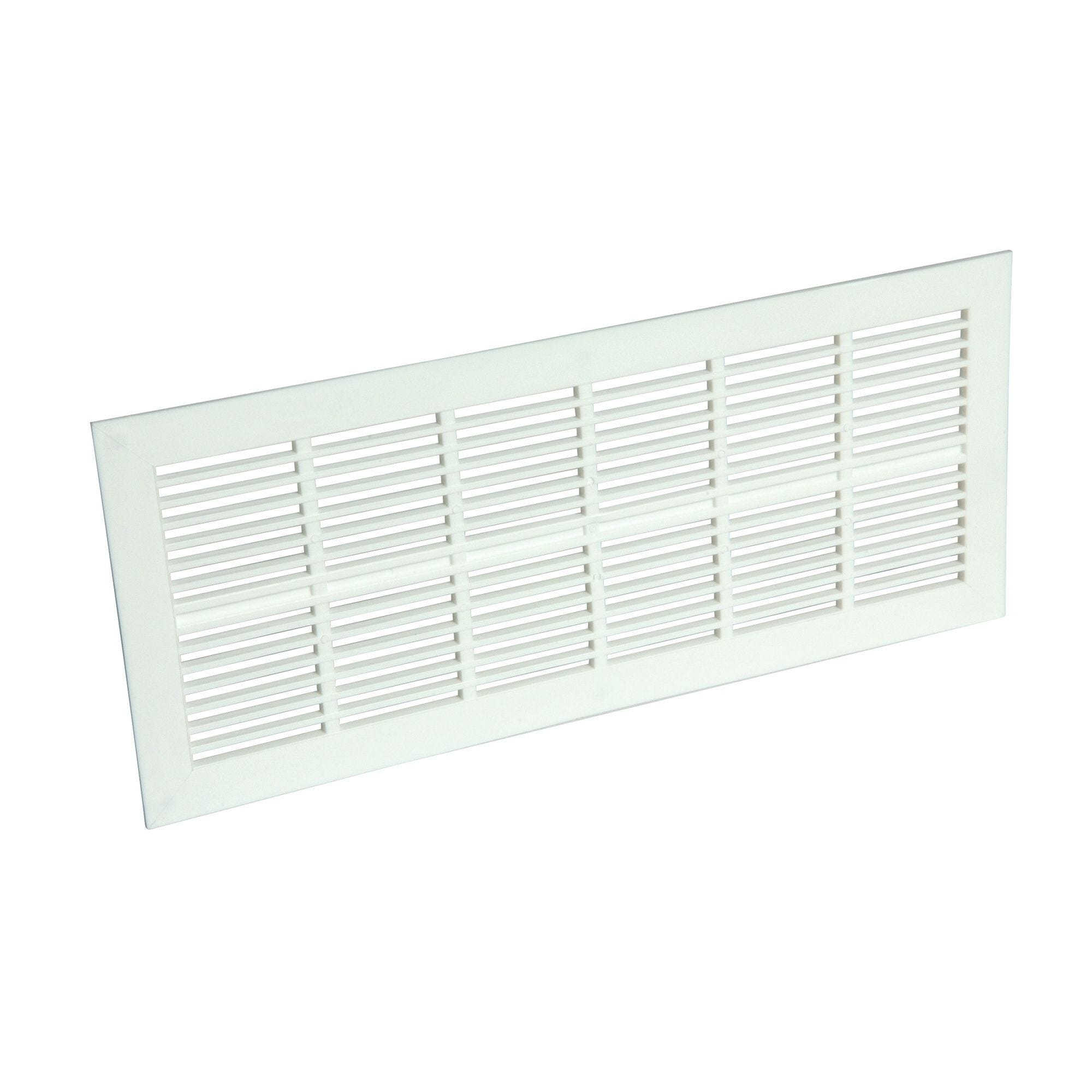 Grille de ventilation en applique Type 100cm² rectangulaire extra-plate 54x230 mm - NICOLL - 1PB101 0