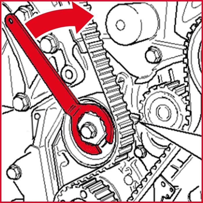 Jeu d'outils de calage - Volkswagen Crafter 2,5 TDI - 5 pcs 1