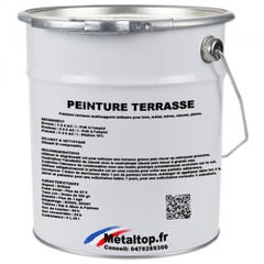 Peinture Terrasse - Metaltop - Jaune olive - RAL 1020 - Pot 5L 0