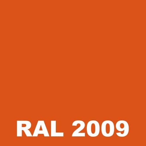 Peinture Sol Garage - Metaltop - Orange signalisation - RAL 2009 - Pot 15L 1