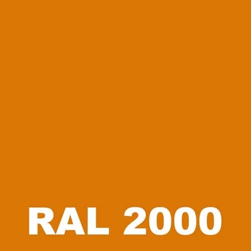 Peinture Sol Bois - Metaltop - Orange jaune - RAL 2000 - Pot 15L 1