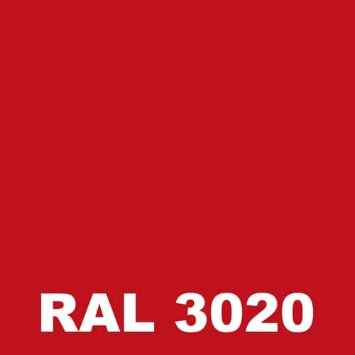 Peinture Sol Garage - Metaltop - Rouge signalisation - RAL 3020 - Pot 15L 1