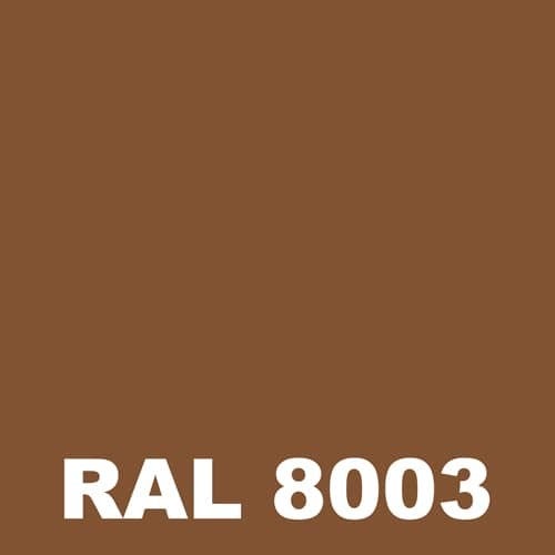 Peinture Sol Bois - Metaltop - Brun argile - RAL 8003 - Pot 5L 1