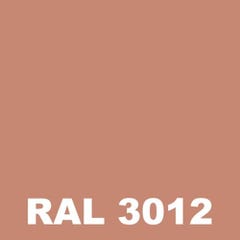 Peinture Escalier Metal - Metaltop - Rouge beige - RAL 3012 - Pot 15L 1