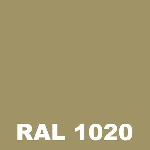Peinture Sol Beton - Metaltop - Jaune olive - RAL 1020 - Pot 15L 1